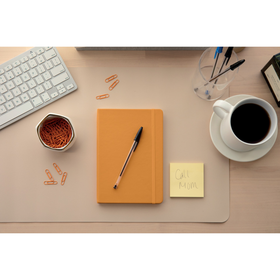 Notizbuch, Orange, Stift, Kaffee, Büro-setup