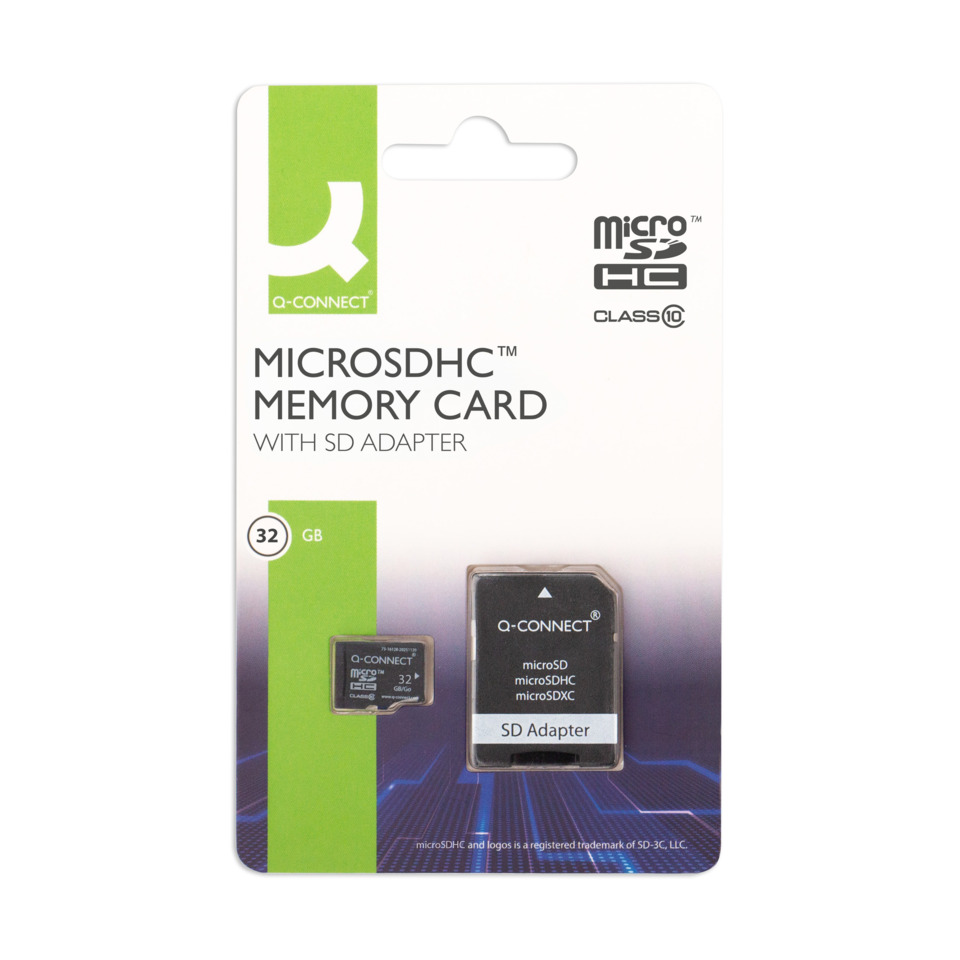 microSD, Speicherkarte, 32 GB, SD-Adapter, Class 10