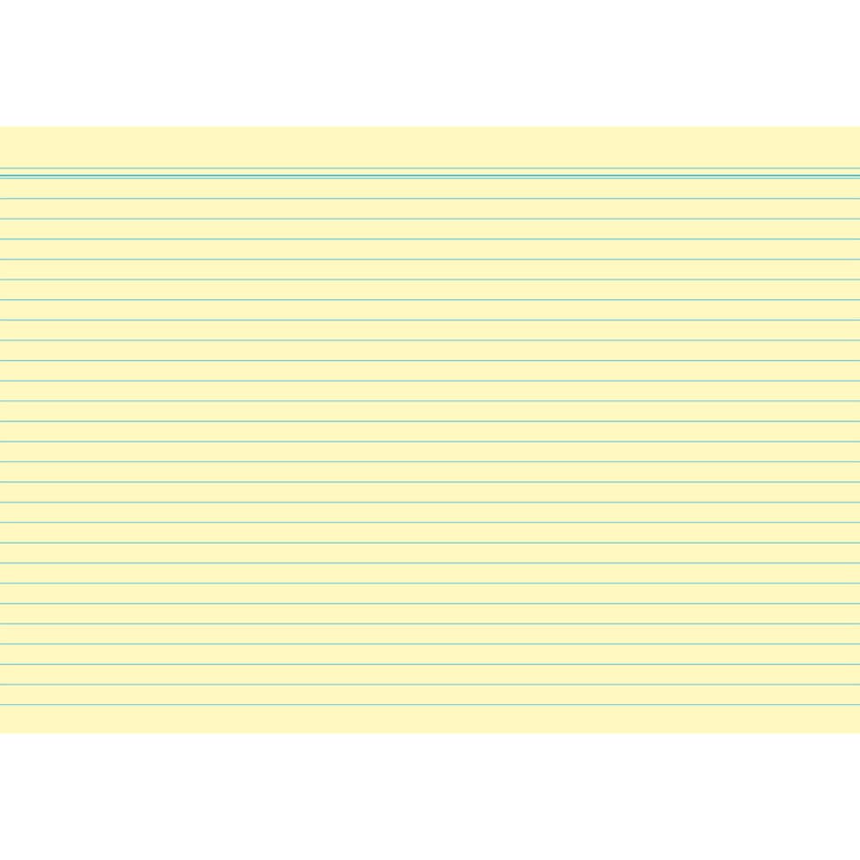 notebook, lined paper, yellow, lines, paper