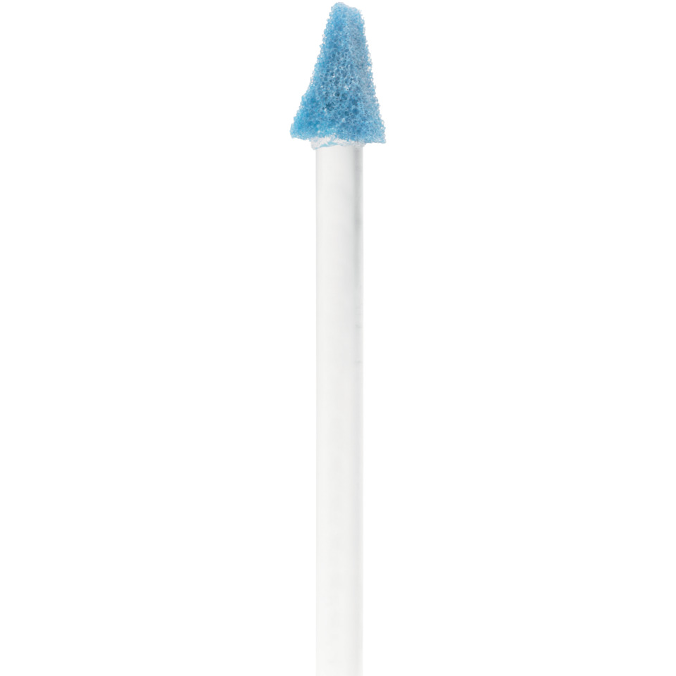 Halszahn-Aufsatz, Zahnbürstenspitzer, Spitzeraufsatz, Blaue Spitze, Schliffkegel, Mundschutz, Aufsatz, Blau, Spitze, Schwamm