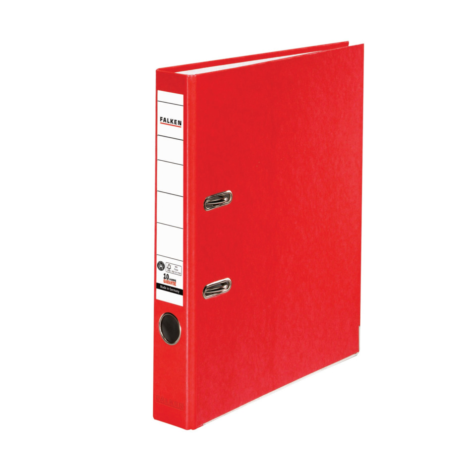 Ordner, Binders, Klarsicht, A4, rot, Ordner, Rot, A4, Spiral‑Ordner, Bindungslaschen