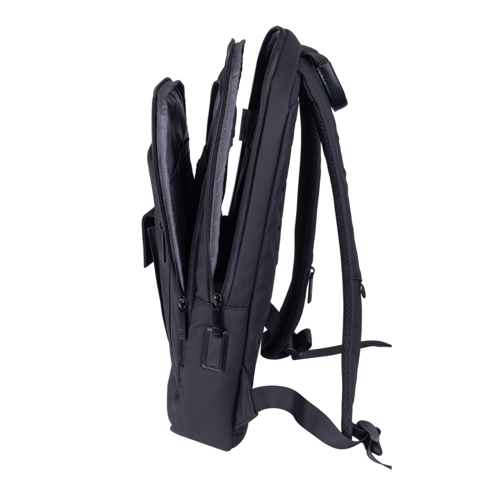 Rucksack, Schultasche, Laptopfach, Robustes Material, Schwarz