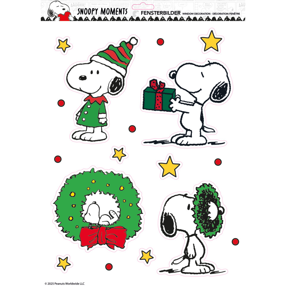 Peanuts, Snoopy, Weihnachtsdekoration, Geschenk, Kreis
