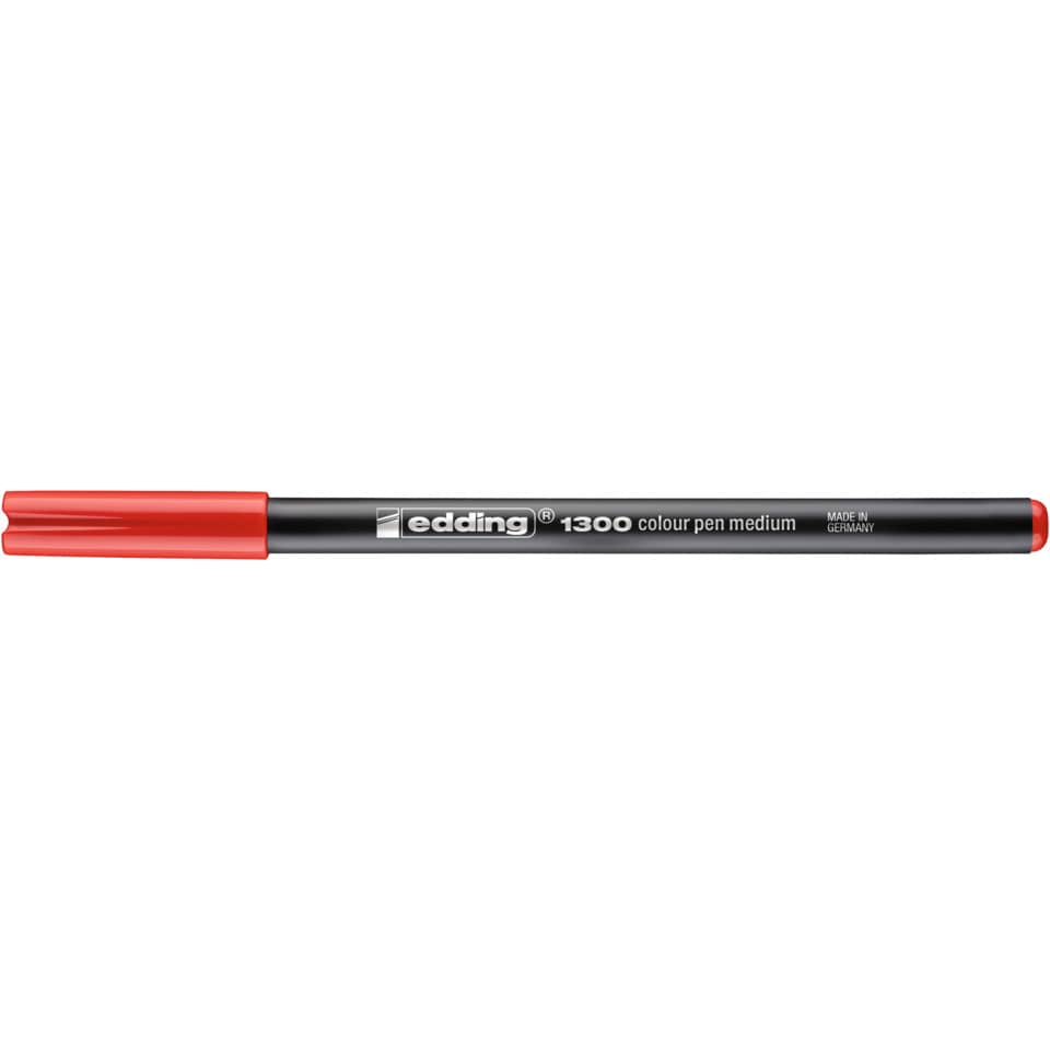 Kunststoffstift, Marker, Farbmarker, Rot, Mittlere Größe