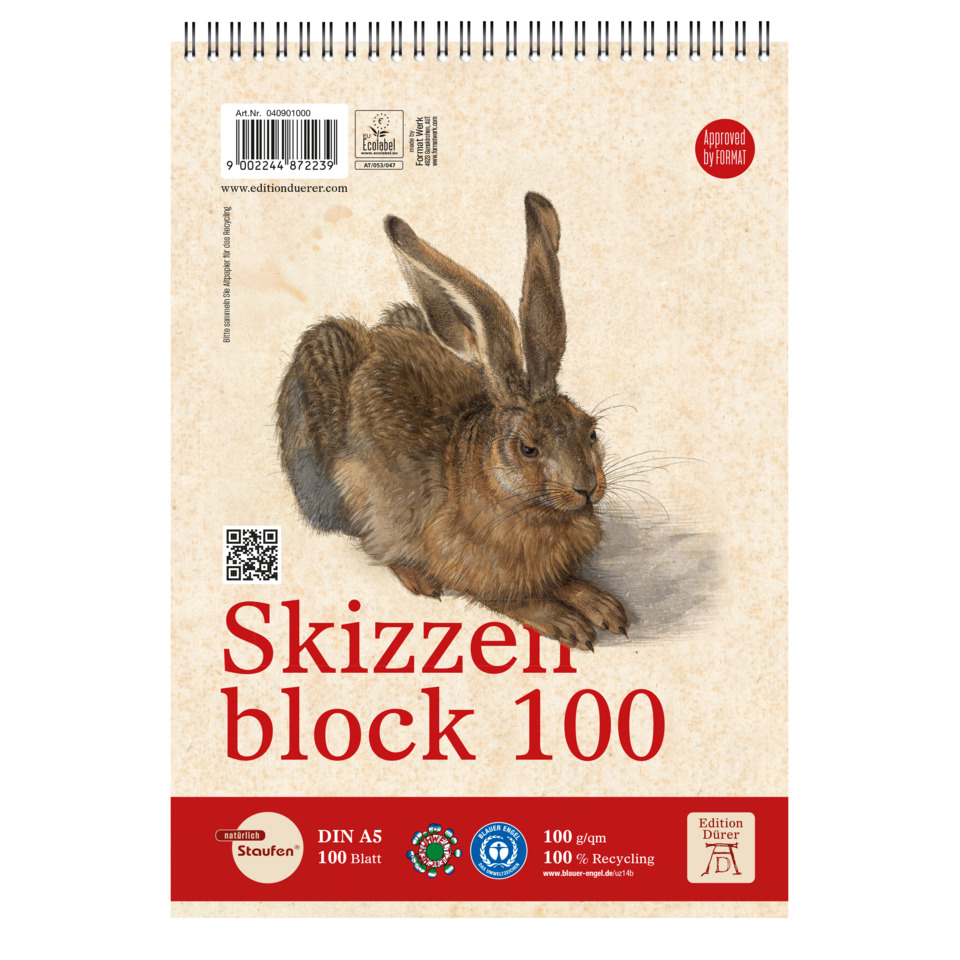 Hirte, Spiralblock, Notizblock, Wildtiere, Tierillustration