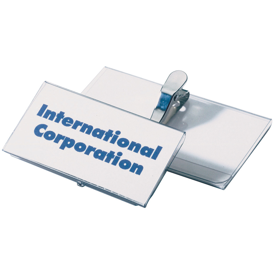 Klebemappe, Visitenkartenhalter, Transparente Mappen, Schwarz-weiß Druck, Organisation