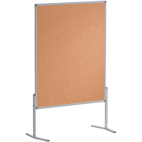 Moderationstafel PRO, Kork/Kork, Aluminiumrahmen, 1200 x 1500 mm, kork FRANKEN MT8004