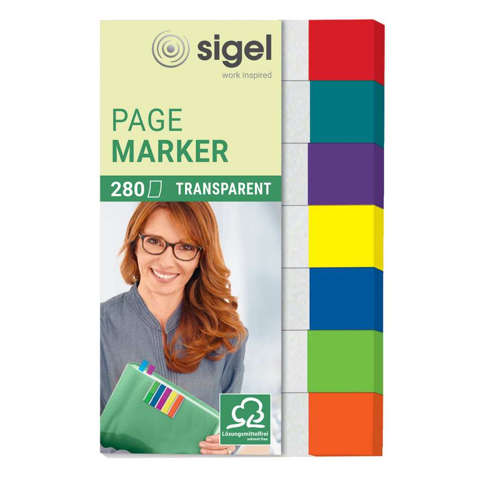 Marker, Seitenmarker, Transparent, Farben, Notizzubehör