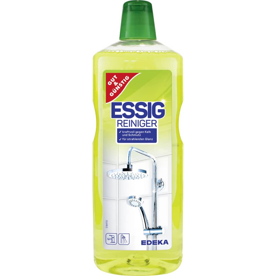 Reiniger, Essig, Kalkentferner, Duschbrause, Flüssigreiniger