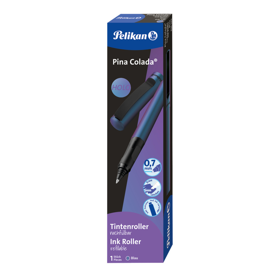 Pina Colada, Tintenroller, Ink Roller, nachfüllbar, Blau