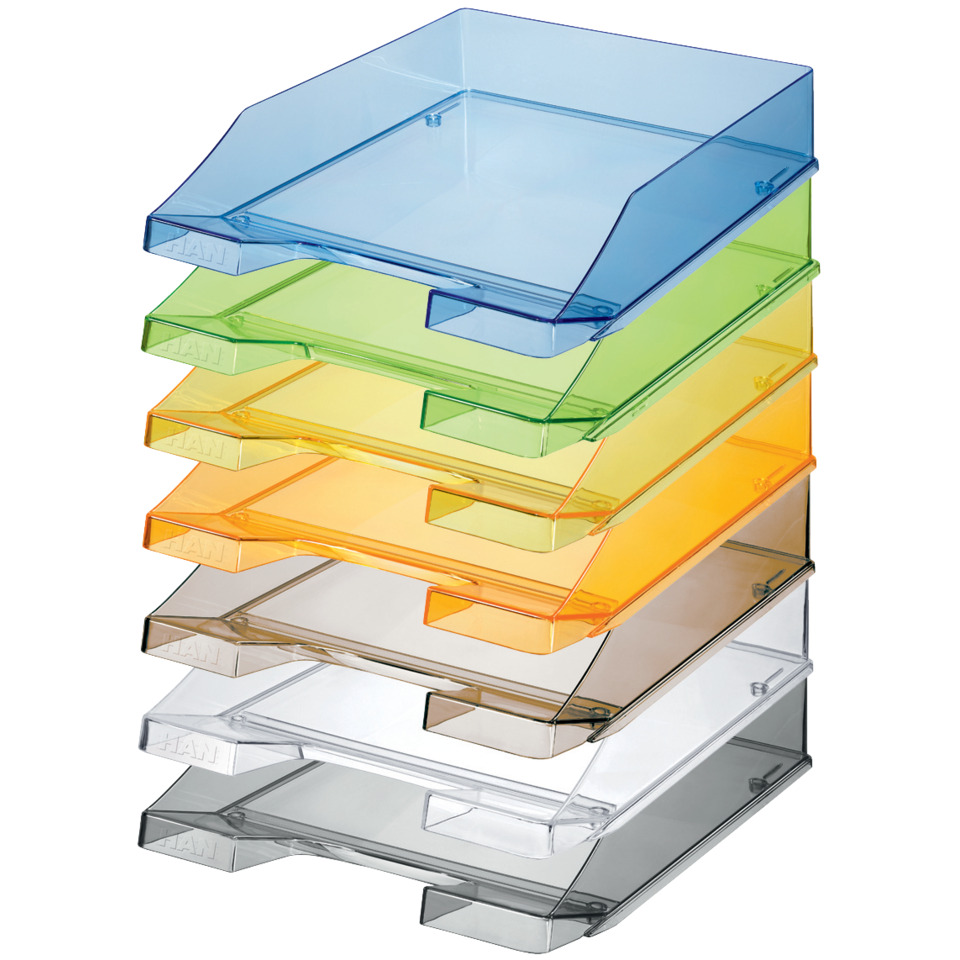 Aufbewahrungsbox, Ablagefach, Organizer, Transparent, bunte stapelboxen
