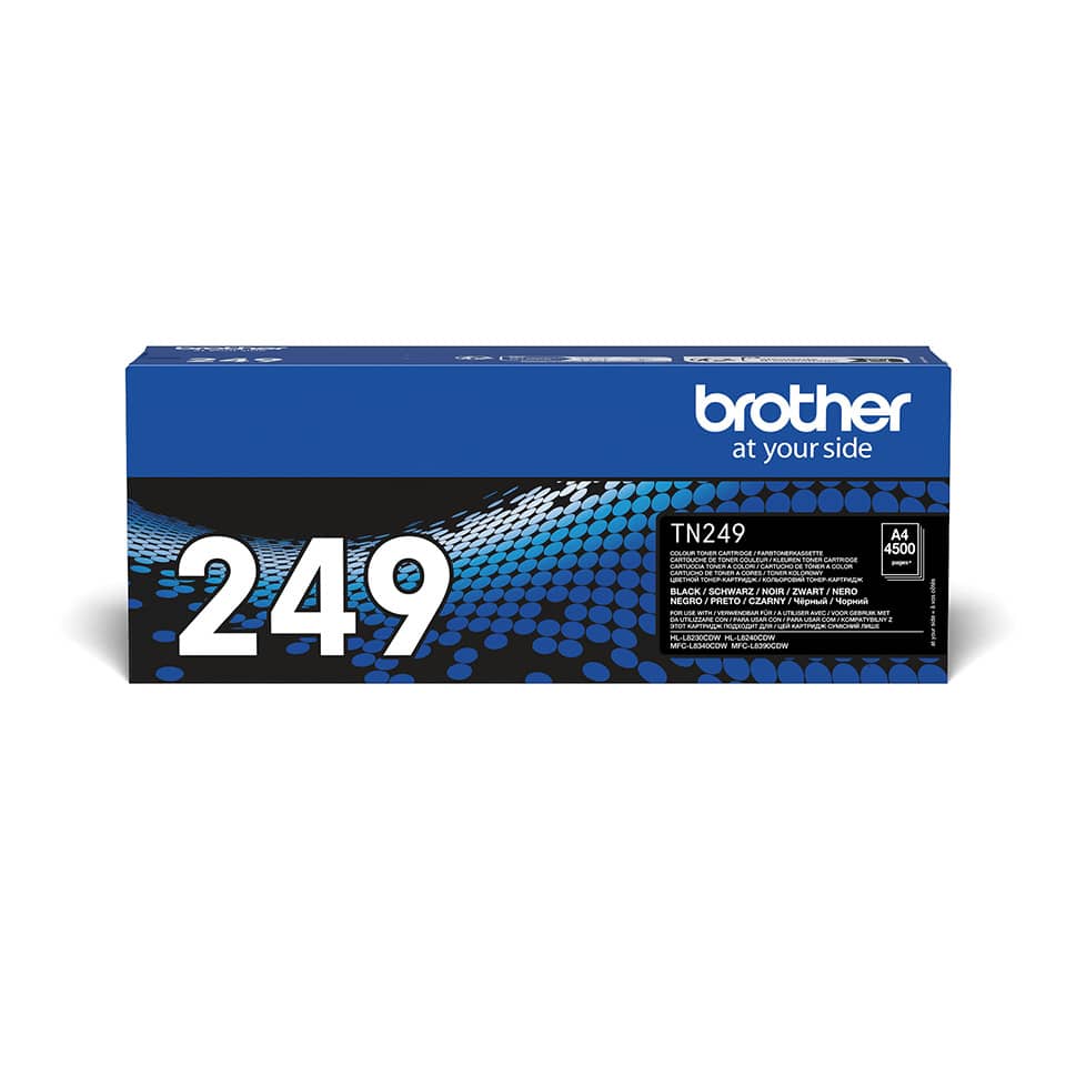 Lasertoner TN-249BK, 4.500 Seiten, schwarz BROTHER TN249BK