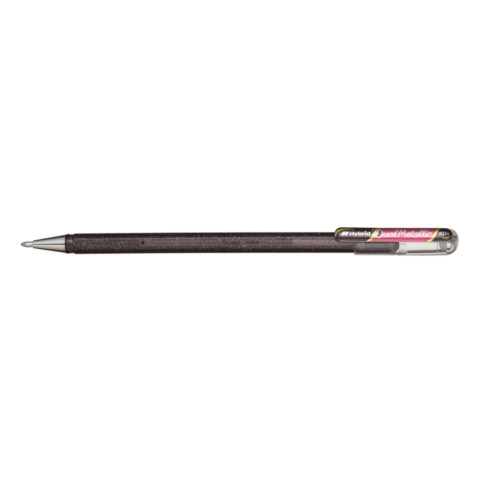 Kugelstift, Schwarz, Glitzer, Kugelschreiber, Dual Metallic