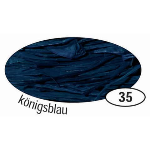 Bast Raffia matt, 50g, königsblau FOLIA 9035