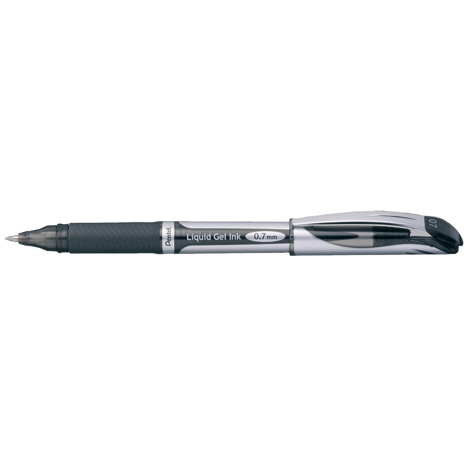 Permanentmarker, Gel-Tinte, 0.7mm, Schwarz, Kugelschreiber-Behälter
