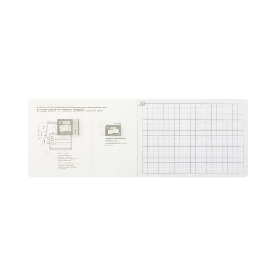 notebook, grid, open, instruction, papier