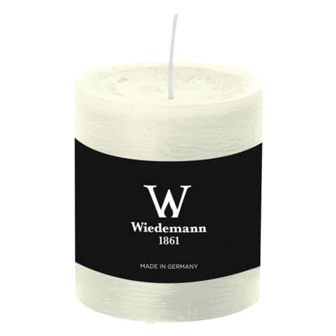 Stumpenkerze, 80x68mm, elfenbein D-LUX MARBLE 281003.003