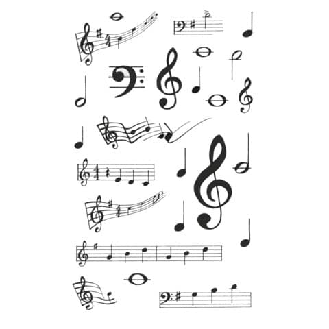 Sticker Musiknoten, 75 Stück AVERY ZWECKFORM 55151