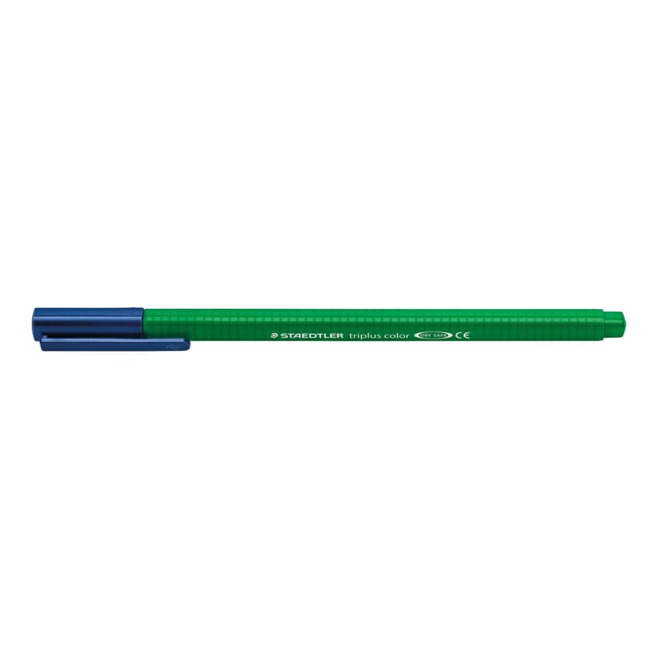 Kugelschreiber, Grün, Blau, Gepunktet, Triplus Color