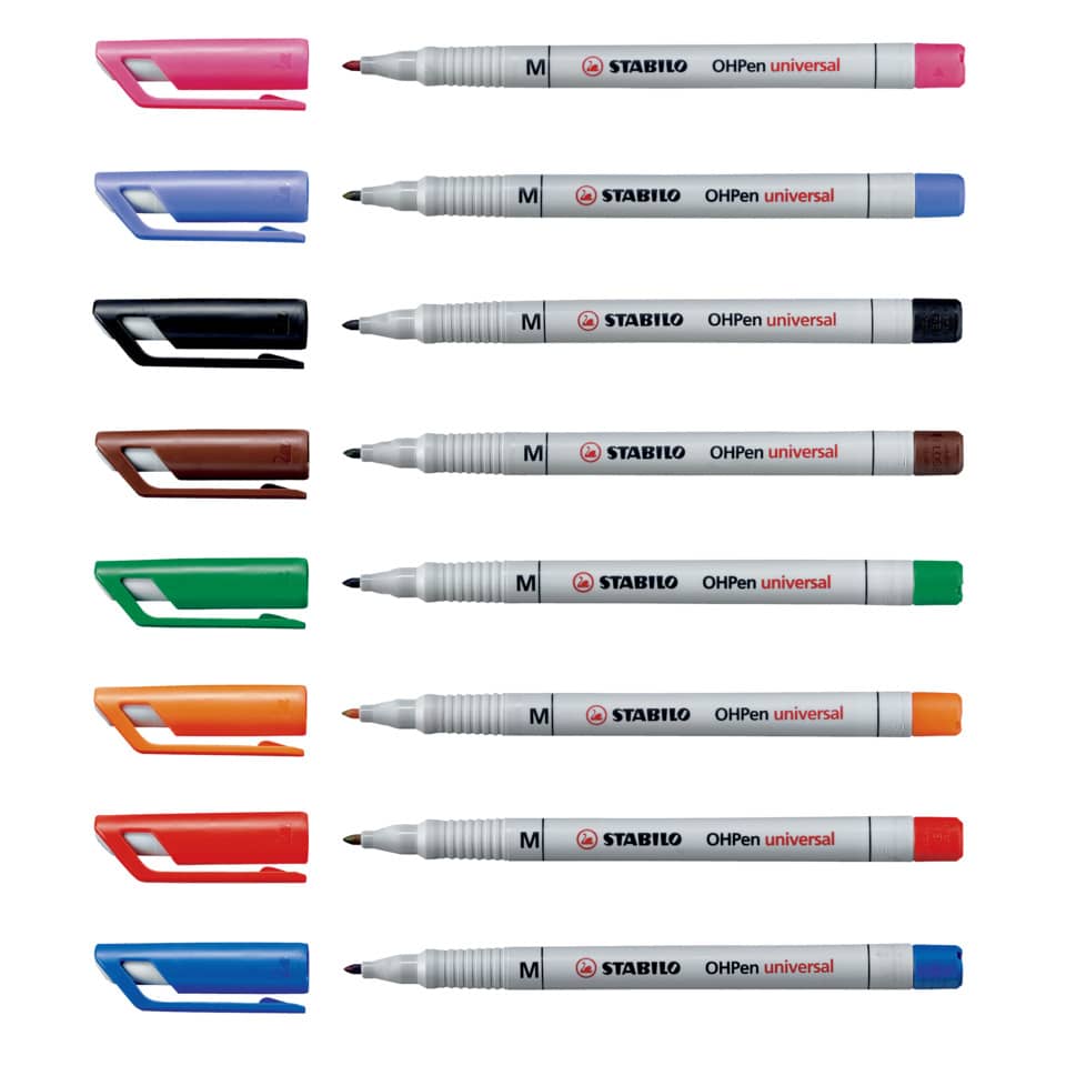 Marker, Markerstift, Permanentmarker, Feinkontur, Sortiment Farben