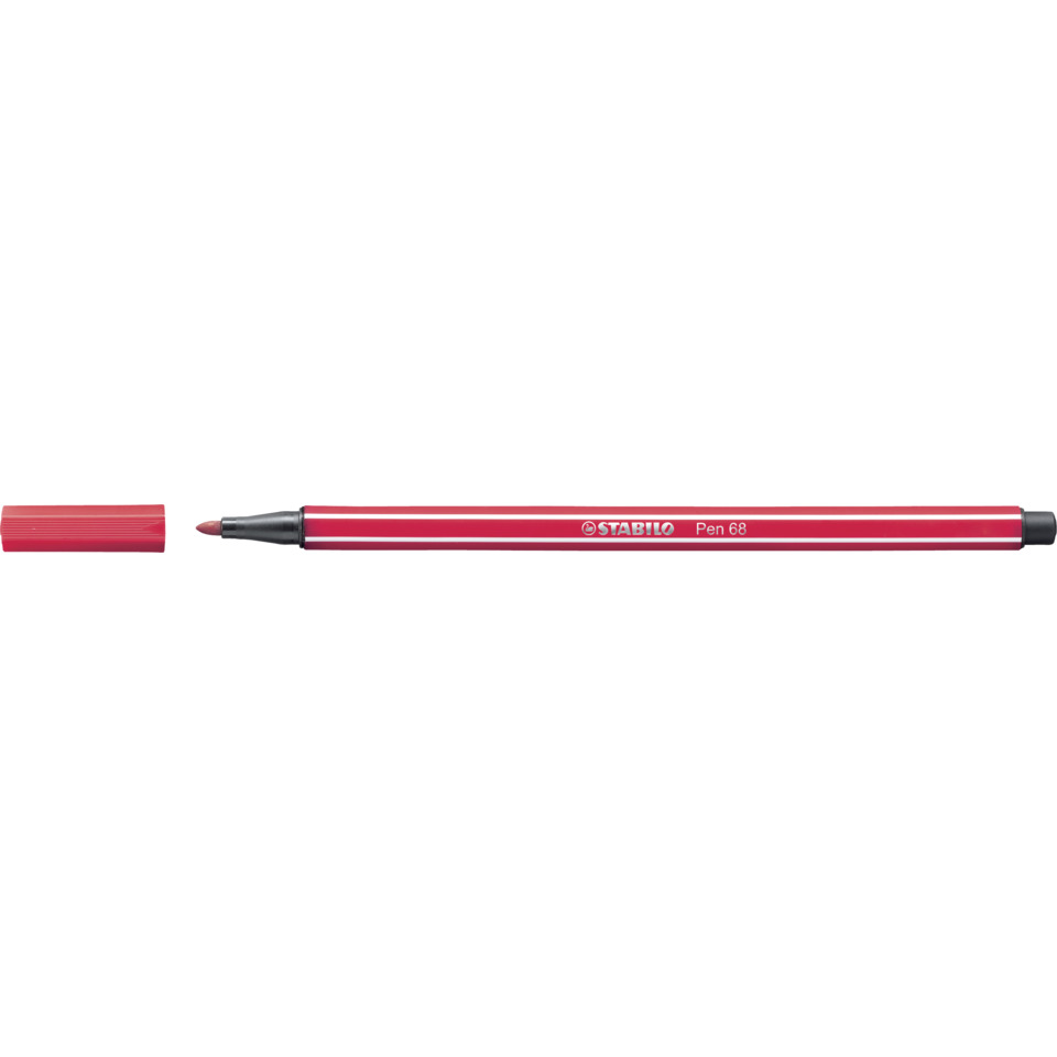 Kunstleder, Stabilo Pen, rot, Filzstift, Korrekturbleistift?