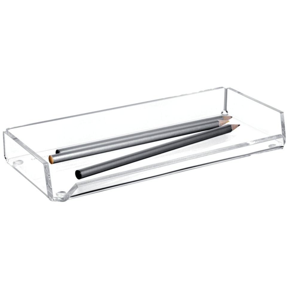 Stifthalter, Bleistifte, Durchsichtige Schale, Klares Acryl, Schreibwaren-Organizer