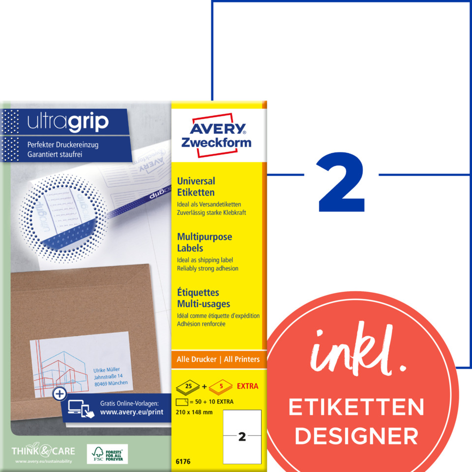 label paper, multipurpose labels, universal labels, printer supply, stickers