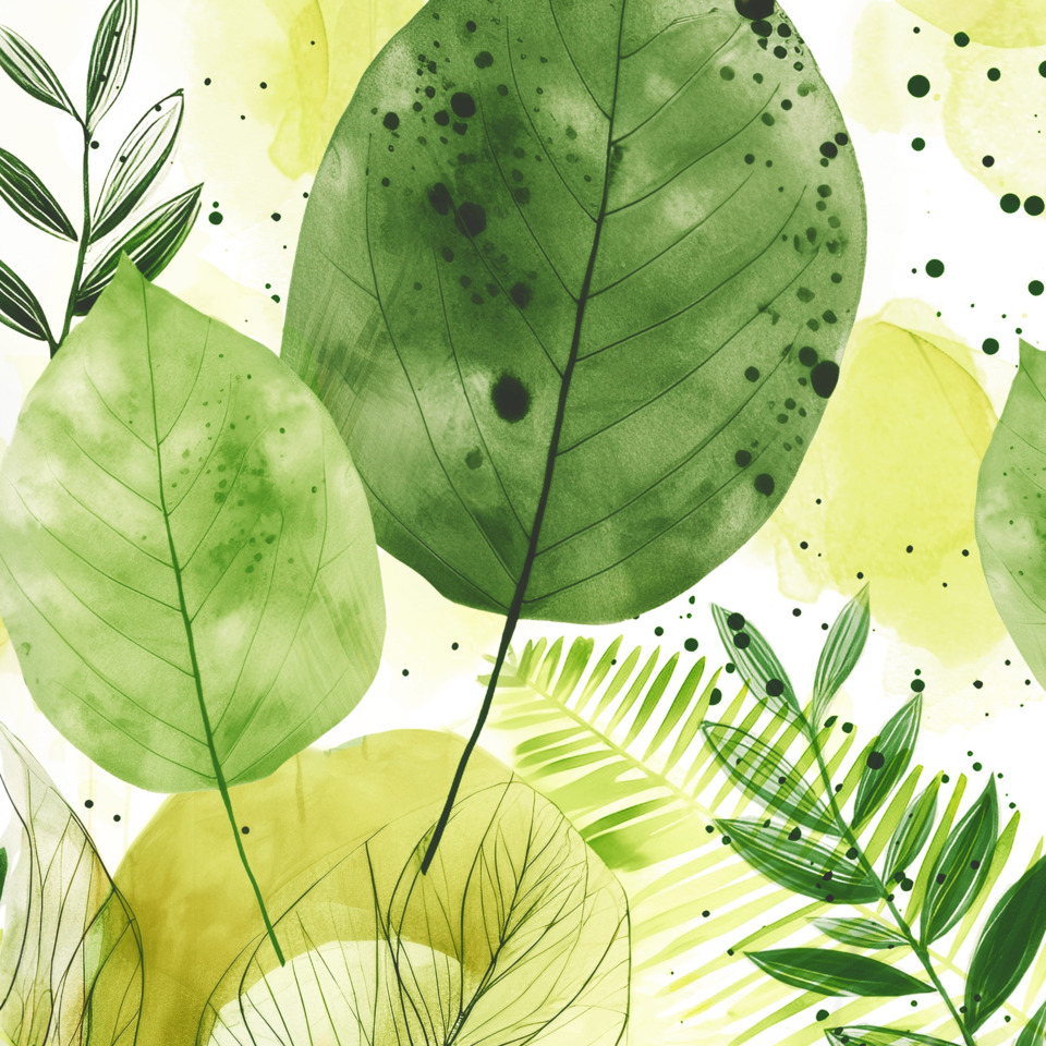 Blatt, Laub, Grün, Botanisch, Muster