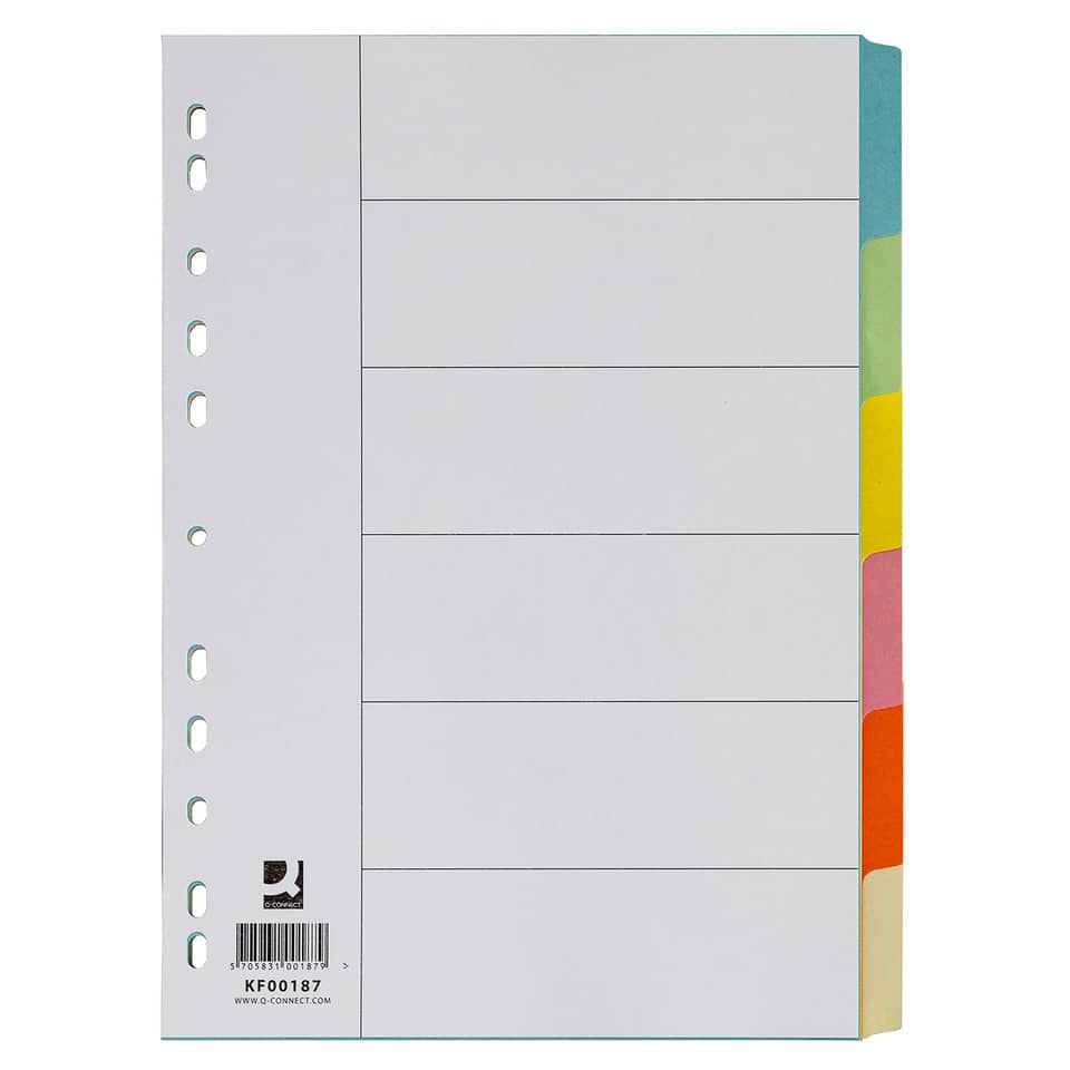 sectioned notebook, dividers, colored tabs, ring binder, planner insert