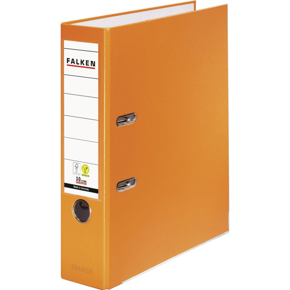 Ordner, Ordner A4, Rackordner, Kunststoff, orange