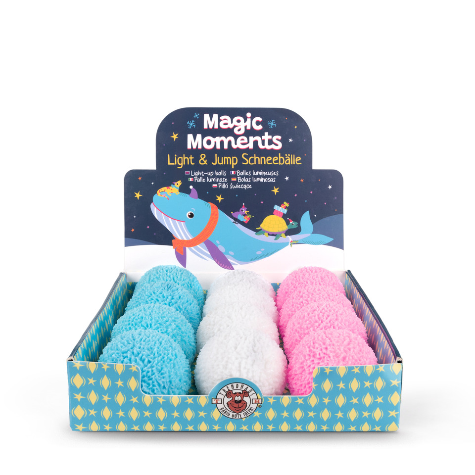 Weihnachtesschneeball Magic Moments mit Licht, sortiert TRENDHAUS 963253