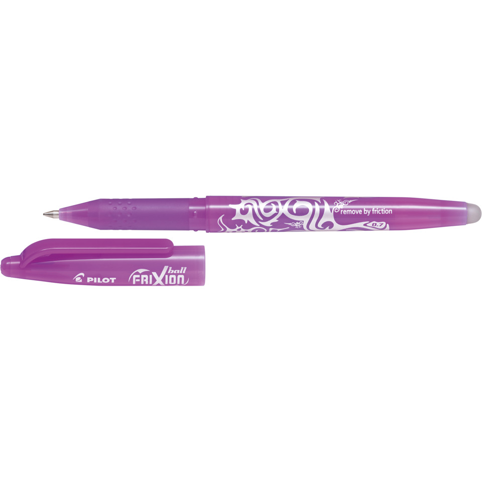 Kugelstift, Kugelschreiber, Gummierter Griff, Lila Farbe, Schreibgerät