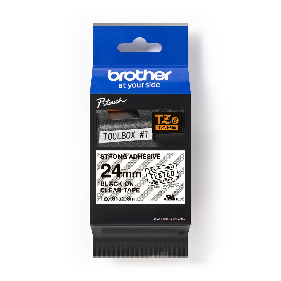 Schwarze Klebeband-Verpackung, 24 mm Klebeband, Starkes Klebeband, Werkzeugklebeband, Box-Tape