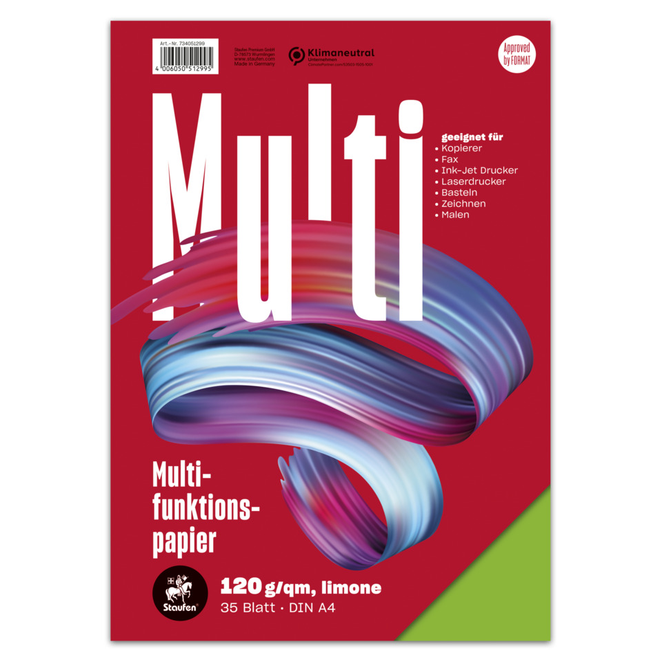 Multi-Functional Paper, Papier, DIN A4, 120 g/m², Motif-Design