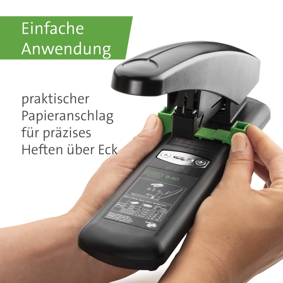 Kleiner Drucker, Schwarz, Grün, Papierstempel, Heftung