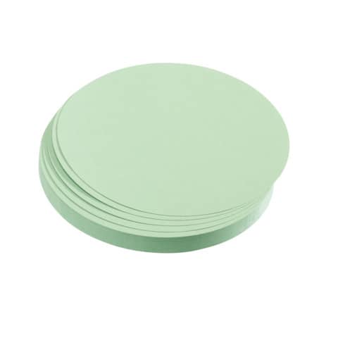 Moderationskarte Kreis klein, 95 mm, Altpapier, 500 Stück, hellgrün FRANKEN UMZ1019