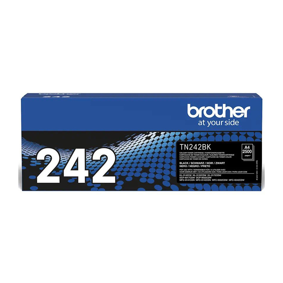 Lasertoner TN-242BK, 2.500 Seiten, schwarz BROTHER TN242BK