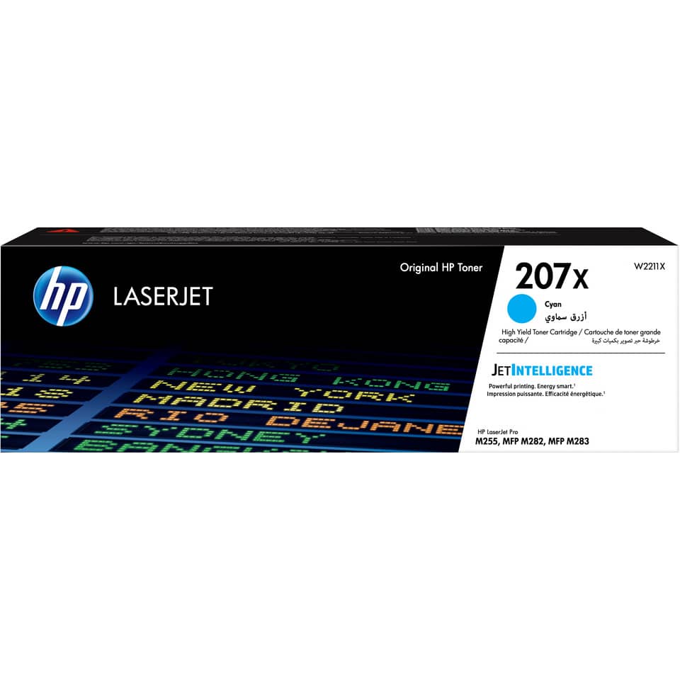 HP, Toner, LaserJet, 207x, Cyan