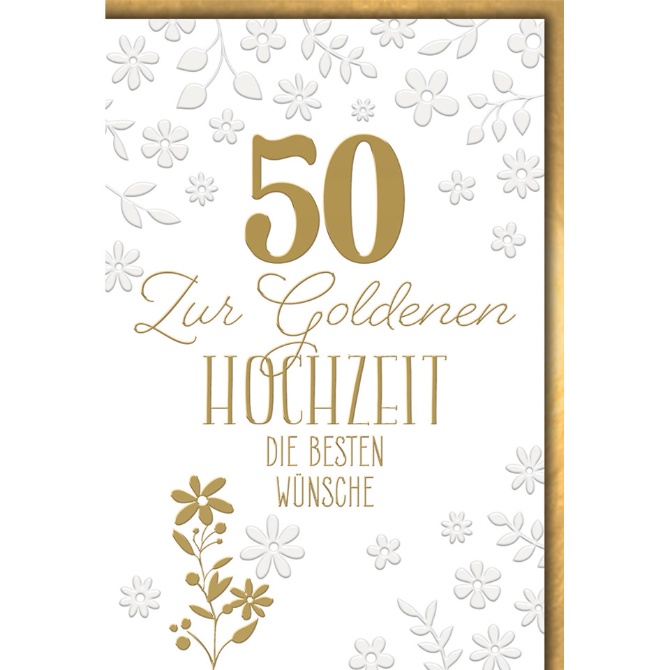 50 Jahre, Gold, Hochzeit, Moments, Glitzer