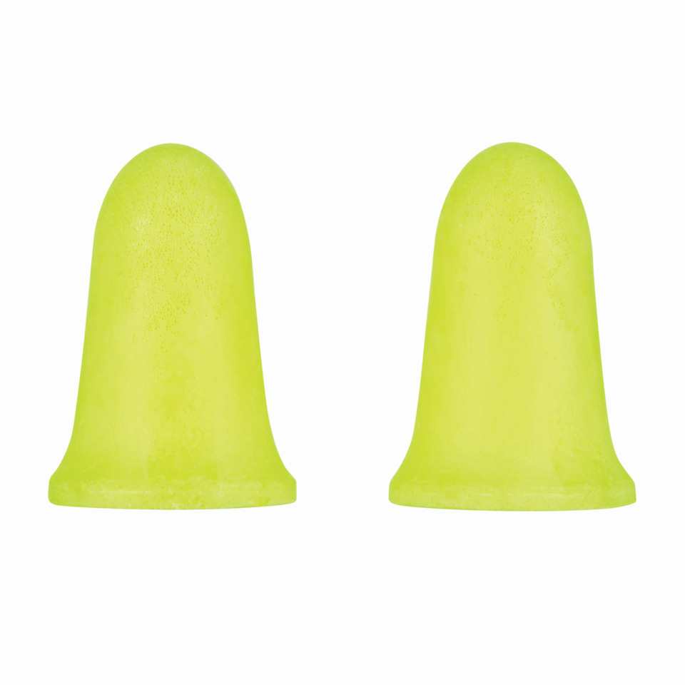 ohrstöpsel, silicone, neon, grün, kegelform