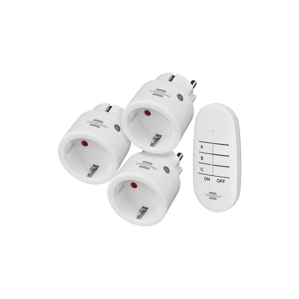 Mehrfachstecker, Steckerleiste, Schuko Adapter, Fernbedienungsloser Stecker, Elektrischer Netzadapter