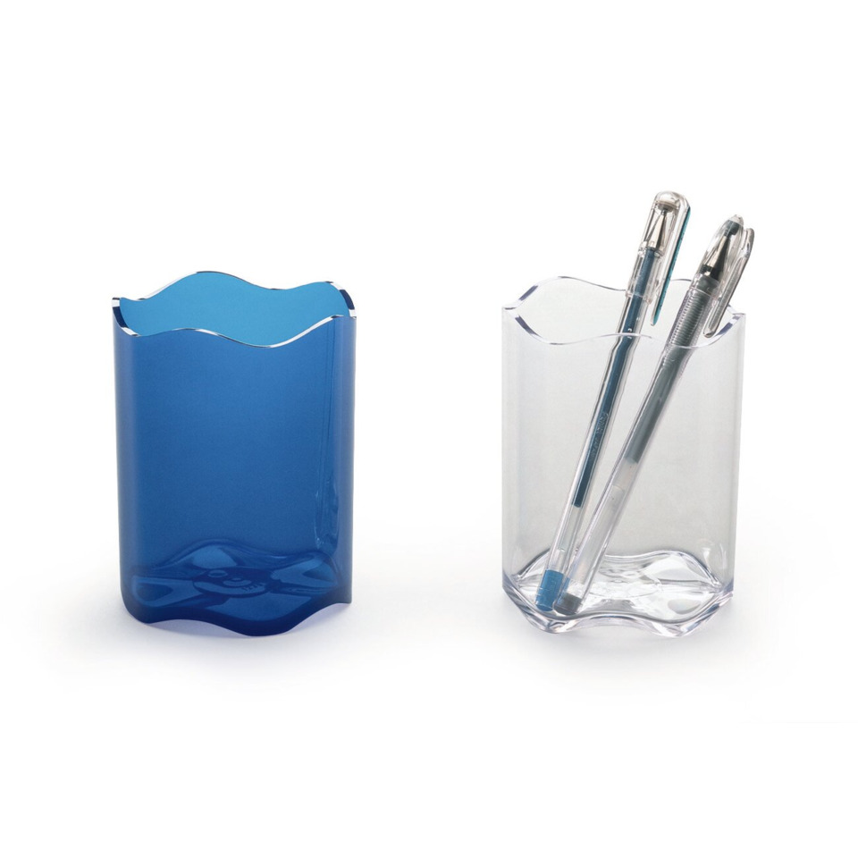 Schreibgeräte-Holder, Penselhalter, Kugelschreiber, Schreibwaren, Transparenter Stifthalter, Schreibtisch-Organiser, Stifthalter, Halter, Kunststoff, Transparenter Becher