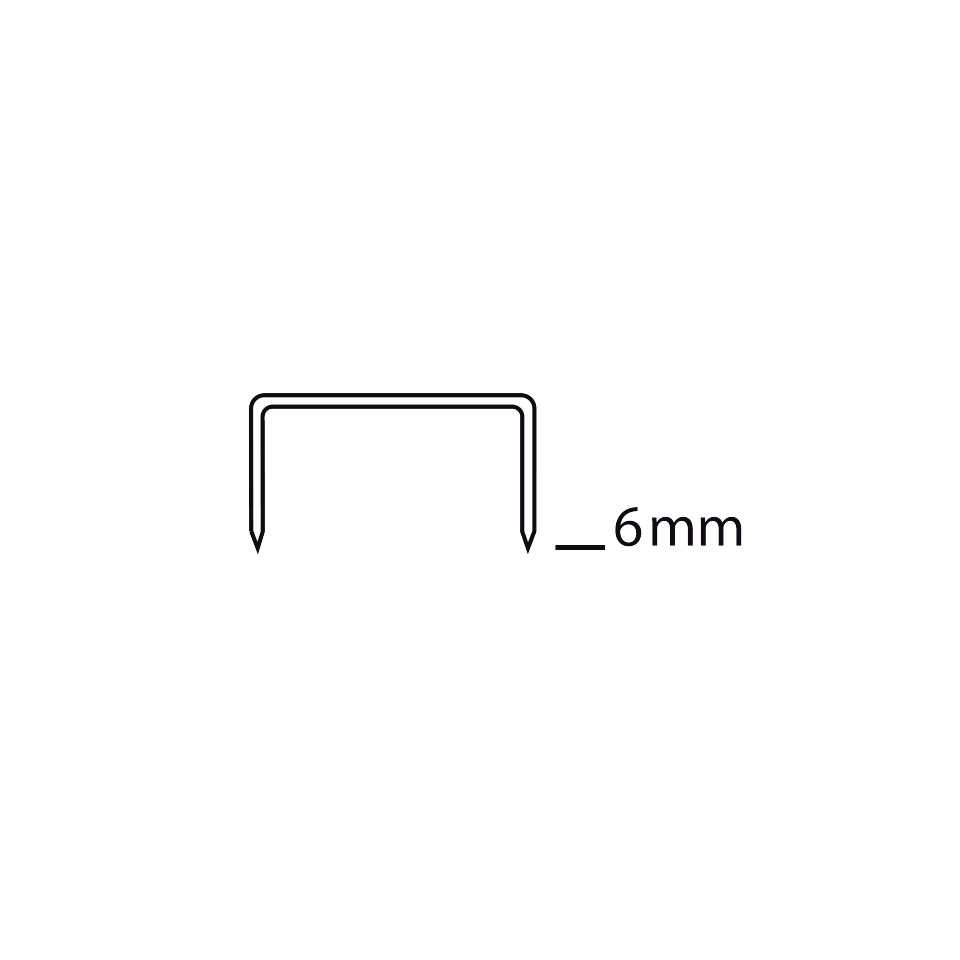U-förmiger Stift, Klammer, 6 mm, Metallstift, U-Form Stift