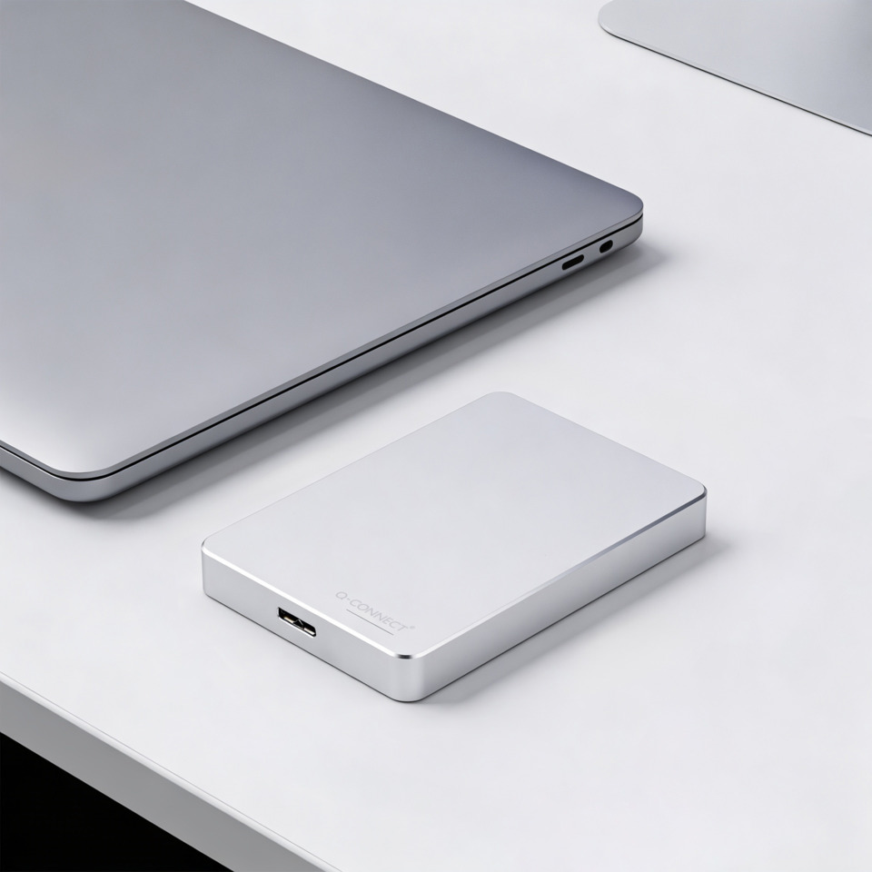 Laptop, USB-C Dock, Aluminium, Silber, Dockingstation