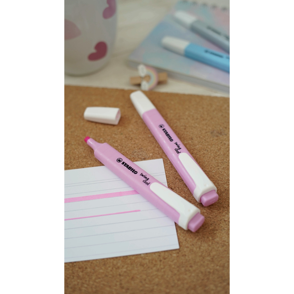 Marker, Klebemarker, Pastellpink, Notizpapier, Korkboard