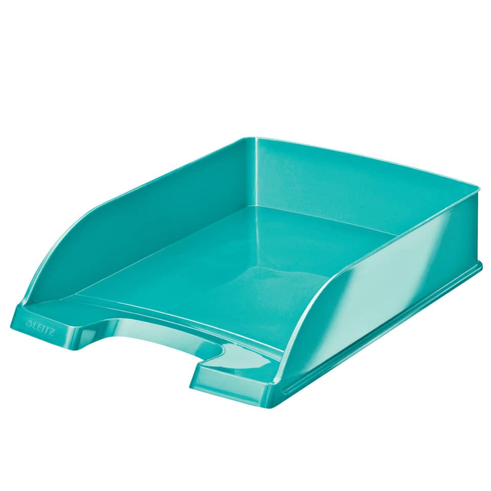 Briefablage, Ablagefach, Ordnerhalter, Türkis, Schreibtisch-Organizer