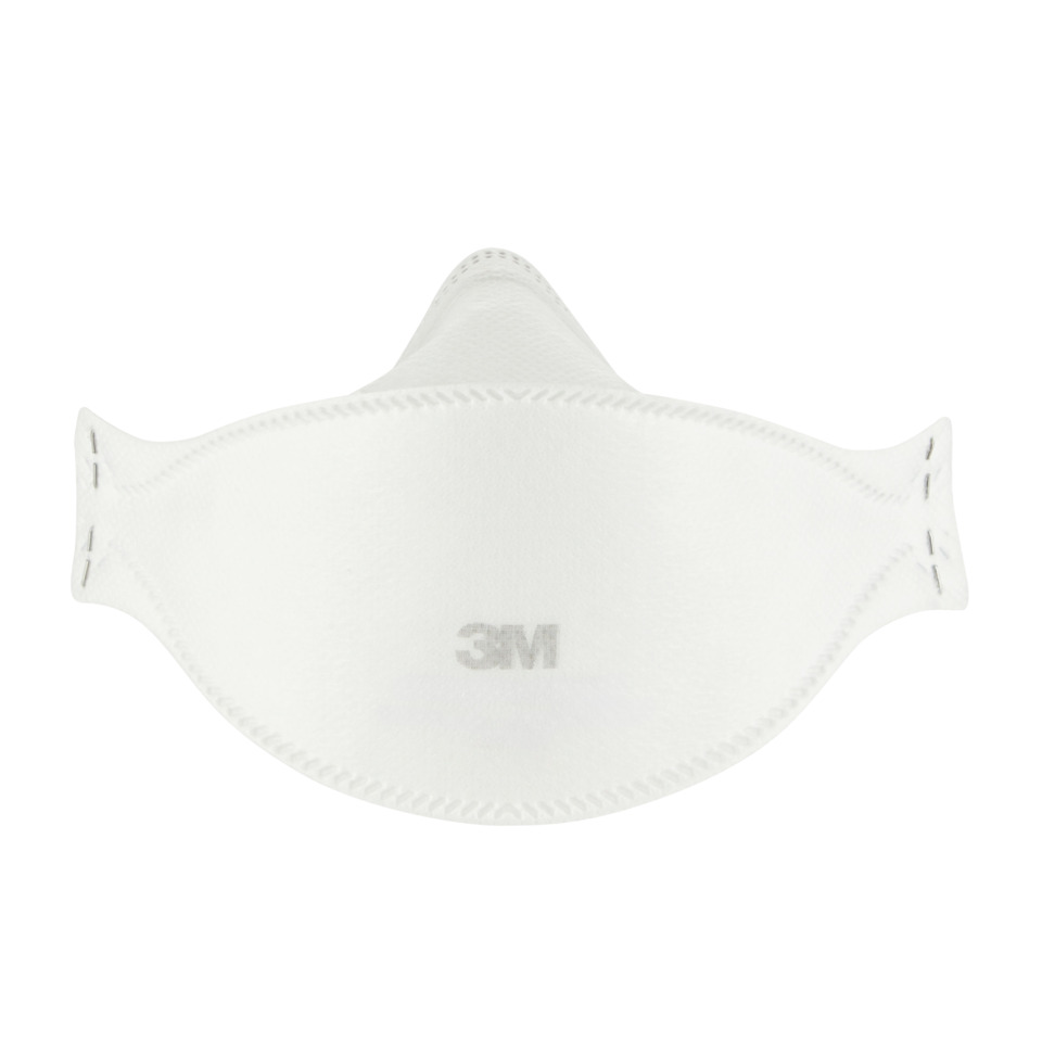 Maske, Schutzmaske, Weiß, Kantennausschnitt, 3M