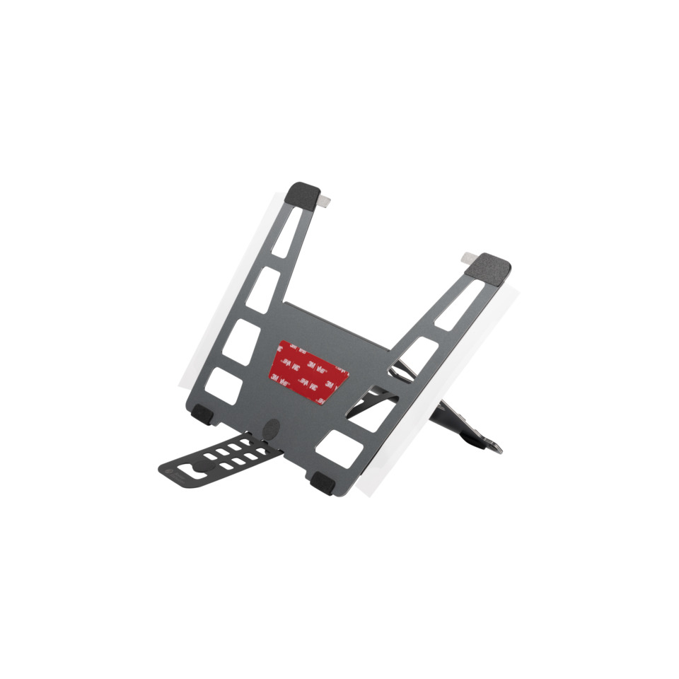 monitorhalterung, VESA-Halterung, dual-arm, Metallrahmen, roter Kleber