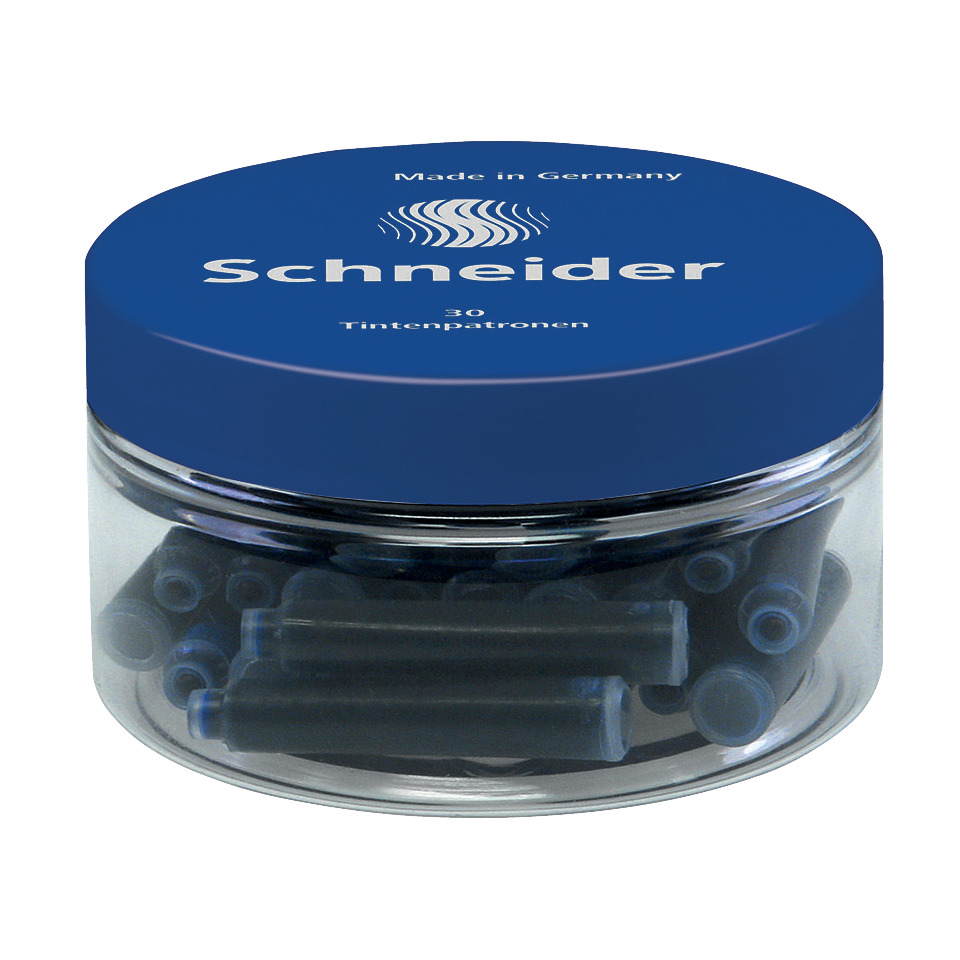 Tintenpatronen, Patronen, Blau, Schneider, Kunststoffbehälter