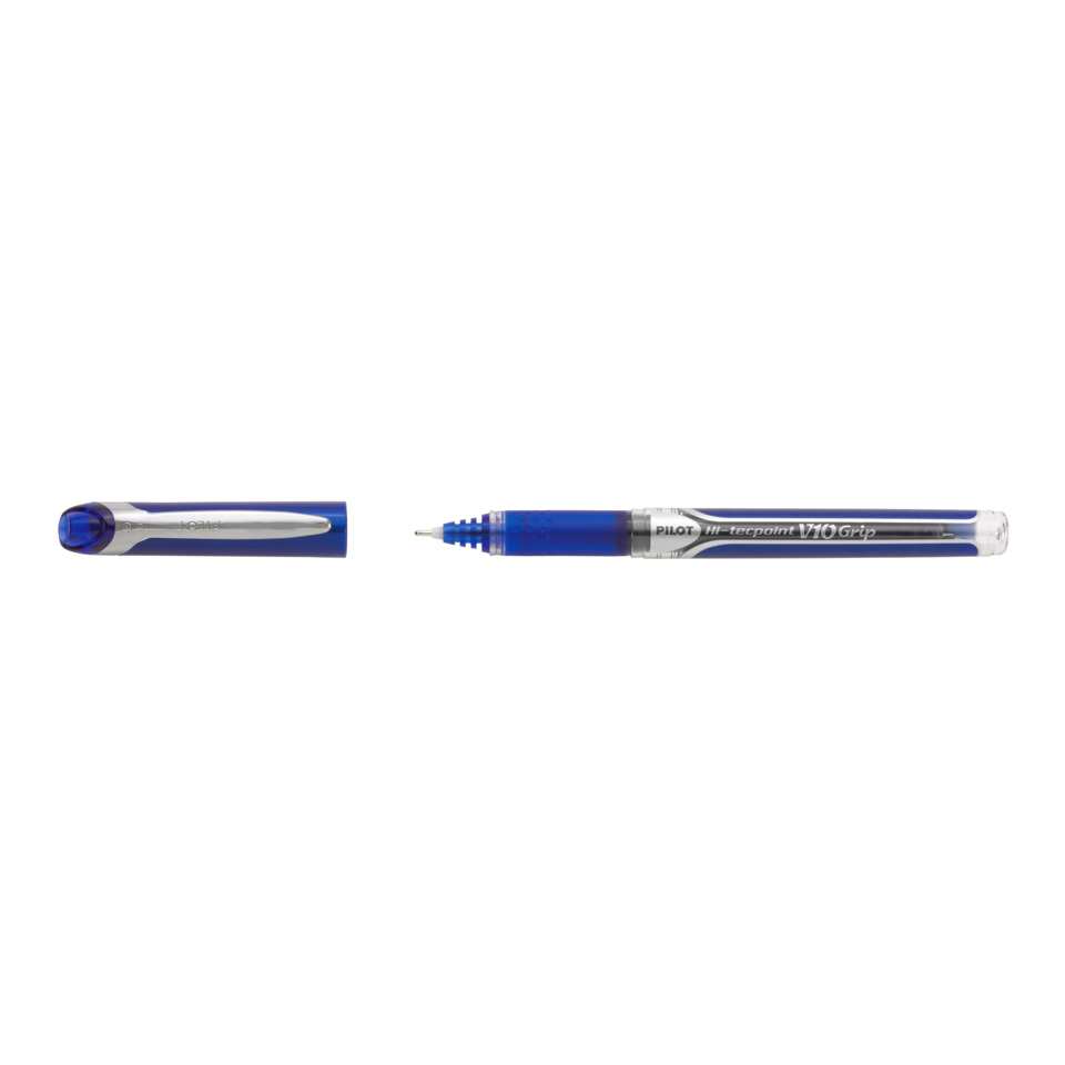 Kugelschreiber, Blue pen, Tintenroller, Hochglanz, Kappe abnehmbar